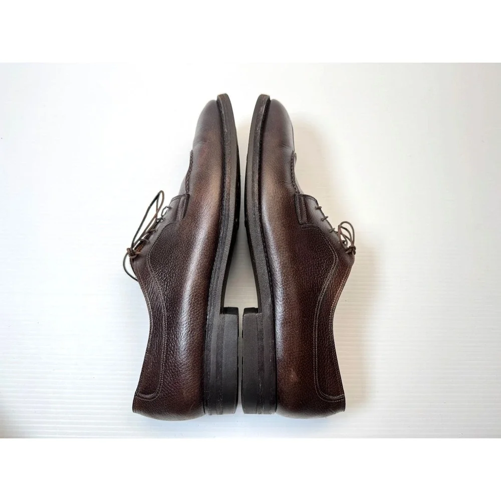 Salvatore Ferragamo Split Toe Derby Shoes‎ Mens 11 D EUC Lace-up Leather Dress